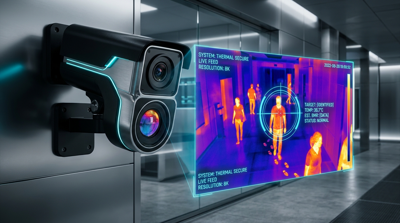 Thermal Security Camera View